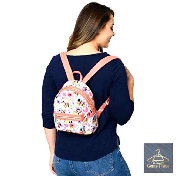 Mini Backpack with Adjustable Straps, Multiple Pockets, Faux Leather main image 6